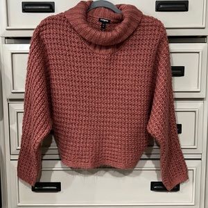 NEVER WORN Express Cropped Turtleneck Sweater